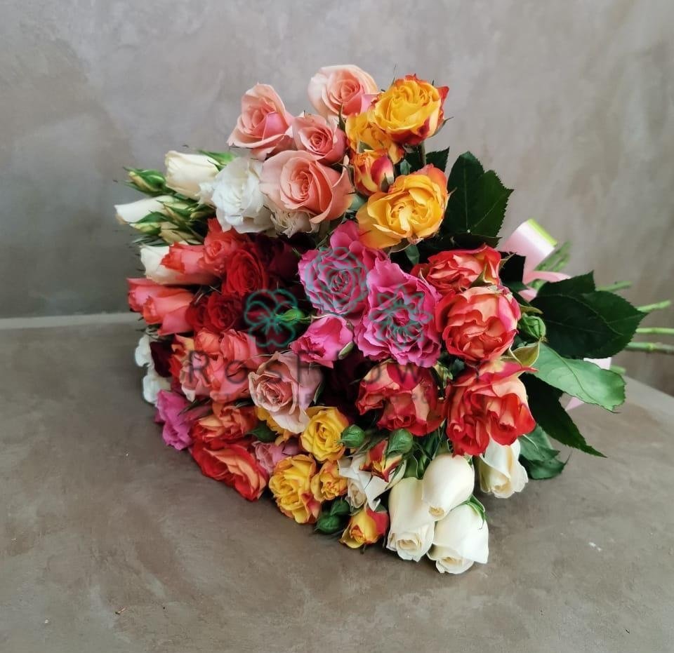 Букет цветов из: Розы в Инженерный-1