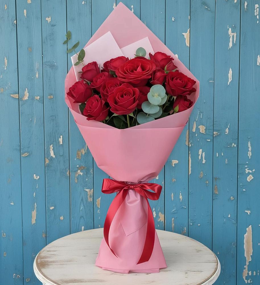 Букет цветов из: Розы в Инженерный-1