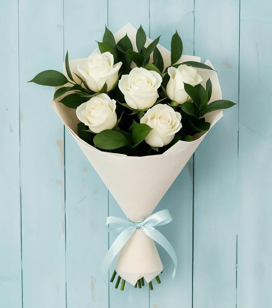 Букет цветов из: Розы в Инженерный-1