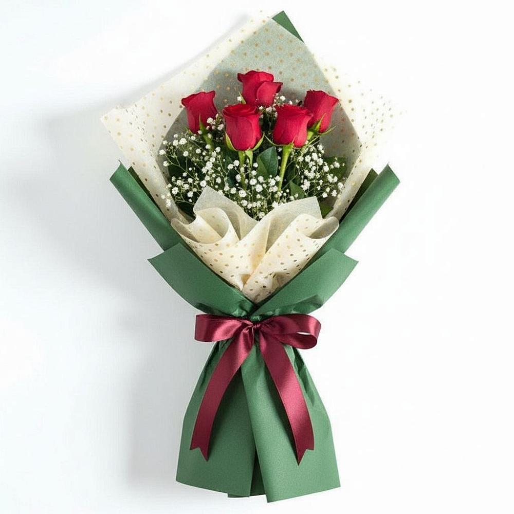 Букет цветов из: Розы в Инженерный-1
