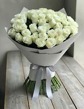 Букет 35 Белых роз в Инженерный-1