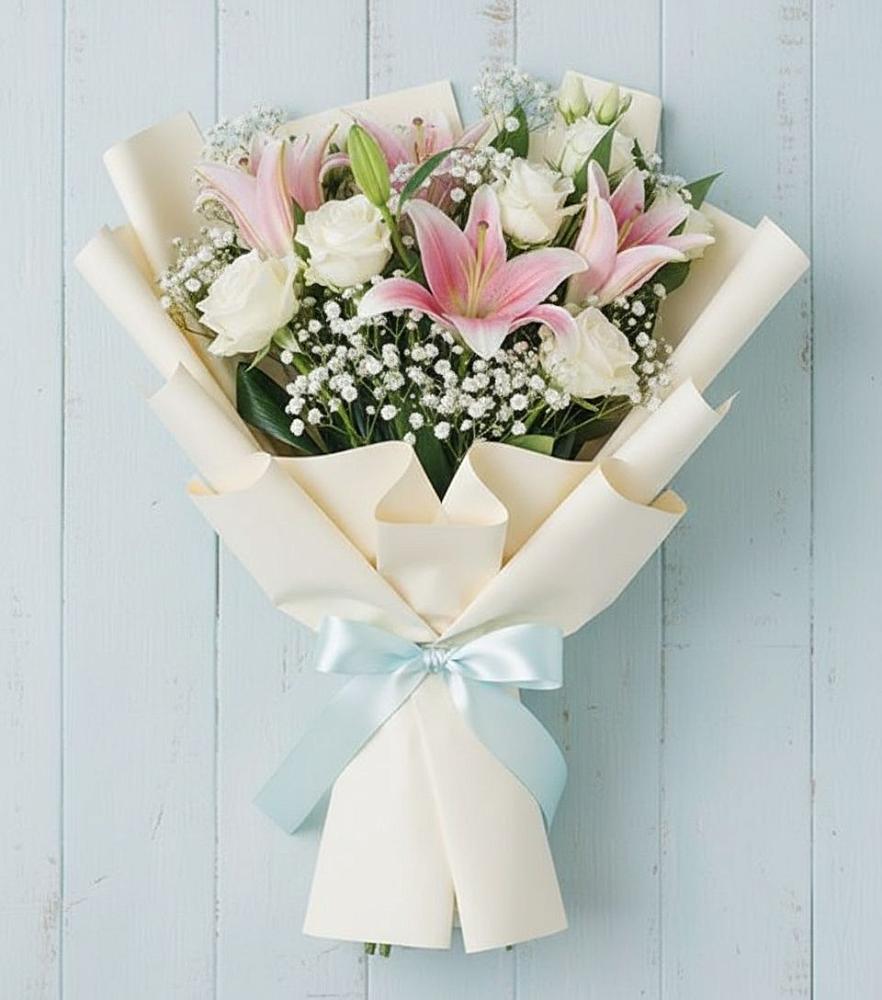 Букет цветов из: Лилии в Инженерный-1