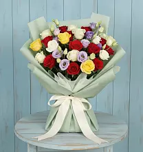 Букет цветов из:  Розы в Инженерный-1