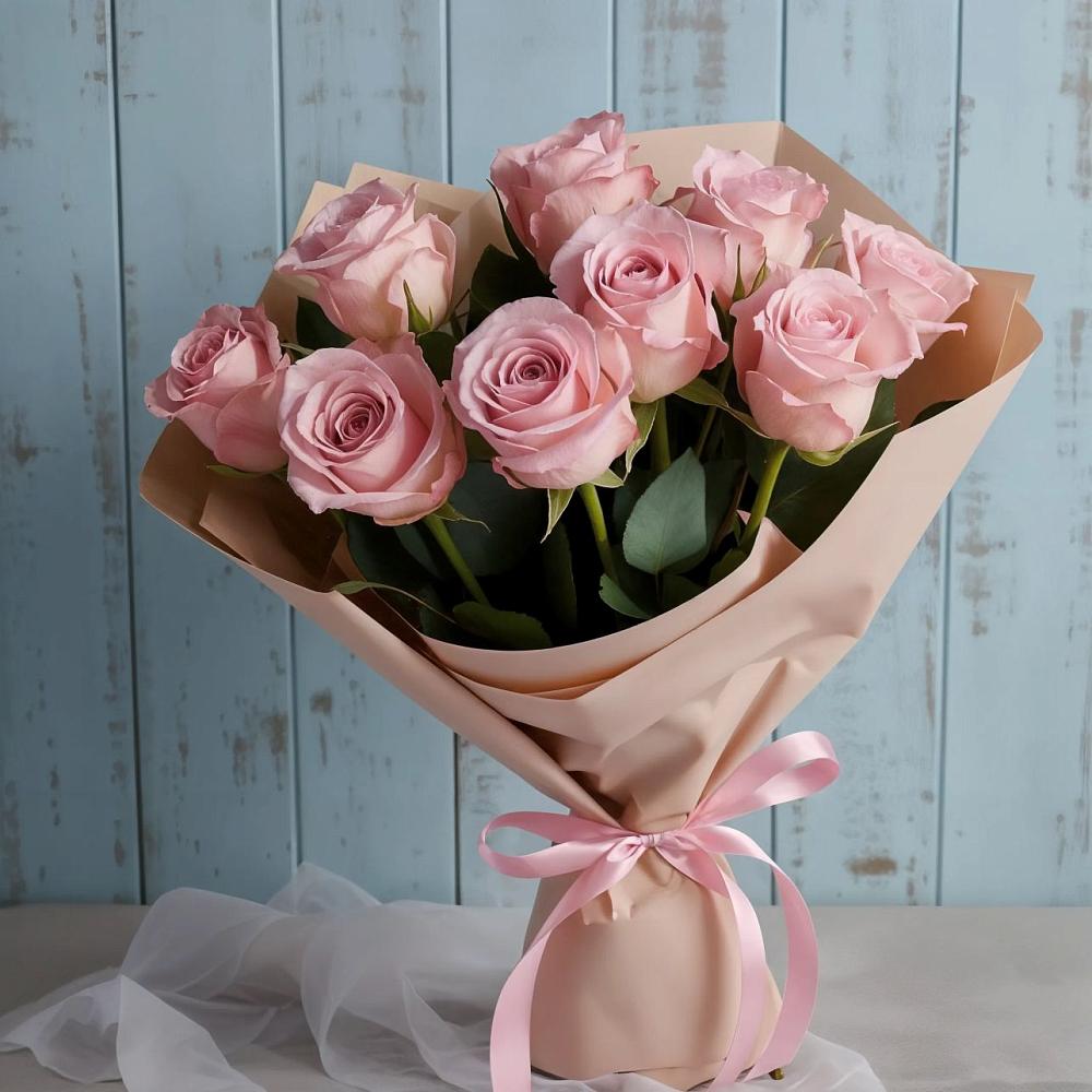 Букет цветов из: Розы в Инженерный-1