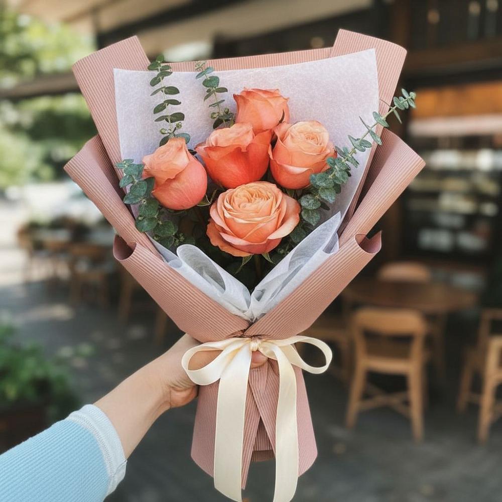 Букет цветов из: Розы в Инженерный-1