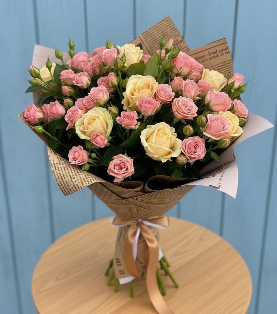 Букет цветов из: Розы в Инженерный-1