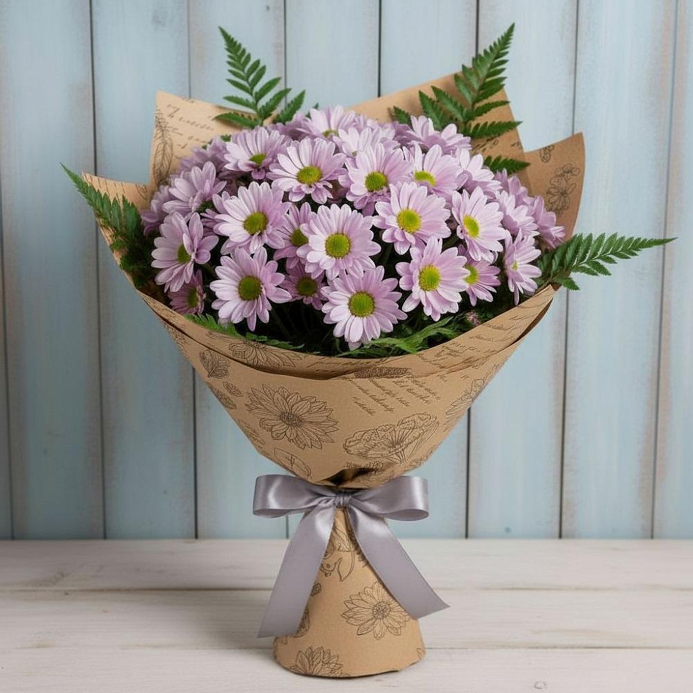 Букет цветов из: Хризантемы в Инженерный-1