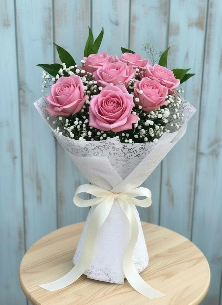 Букет цветов из: Розы в Инженерный-1