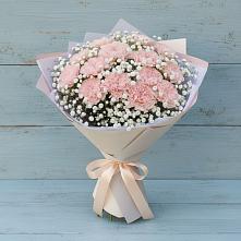 Букет цветов из:  Гвоздики в Инженерный-1
