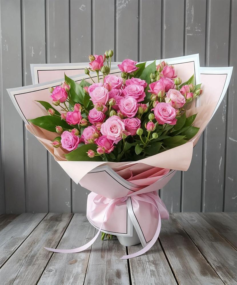 Букет Розовый кустик в Инженерный-1