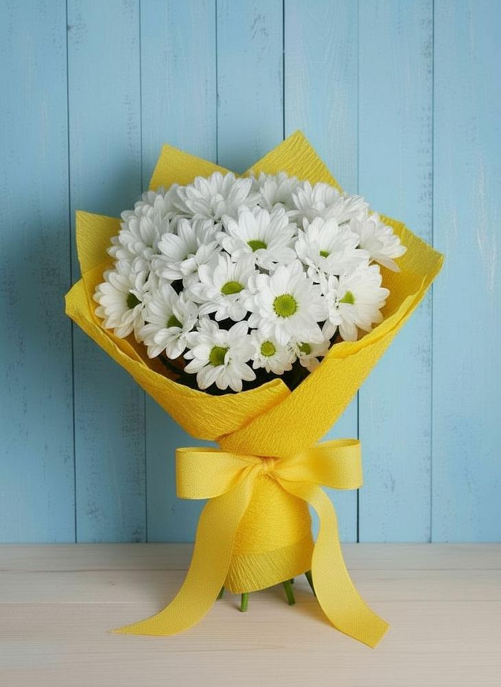 Букет цветов из: Хризантемы в Инженерный-1