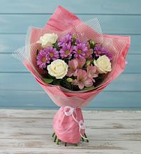 Букет цветов из:  Герберы в Инженерный-1