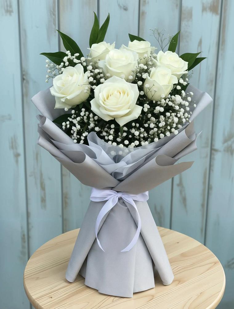 Букет цветов из: Розы в Инженерный-1