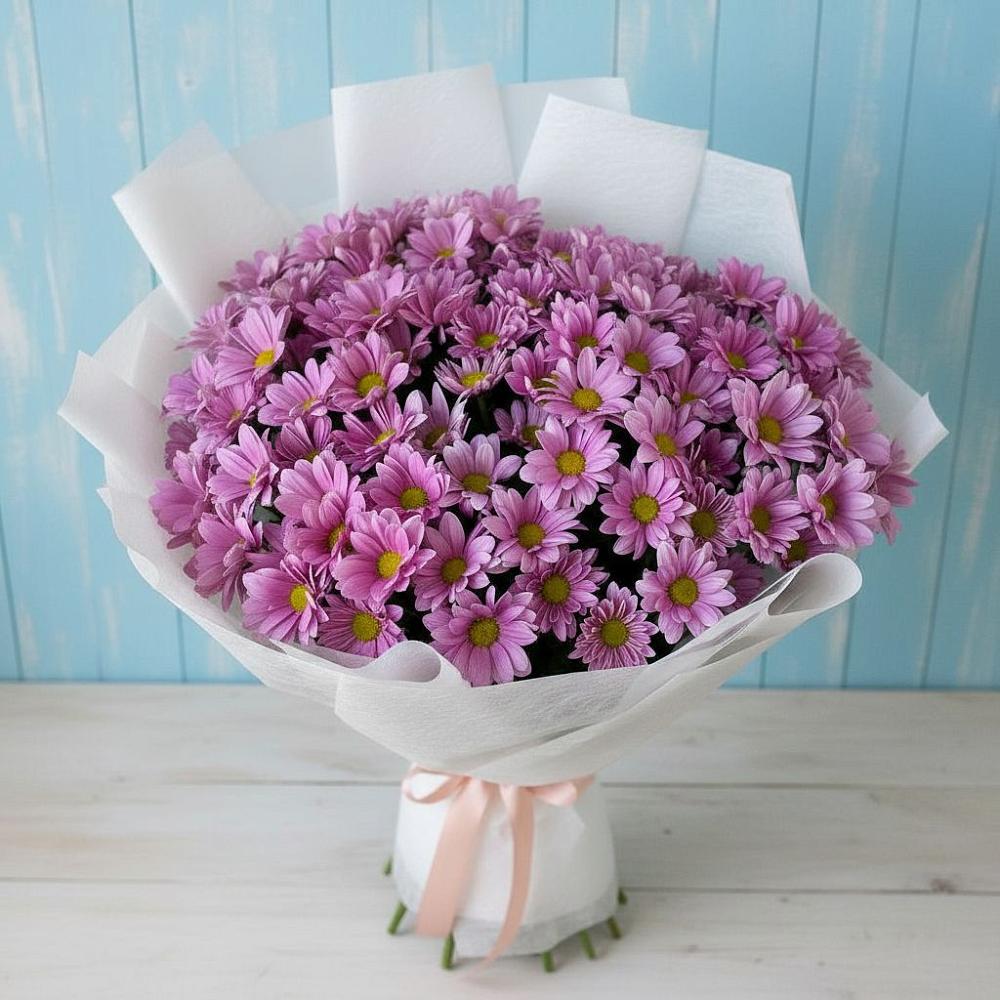 Букет цветов из: Хризантемы в Инженерный-1