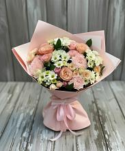 Букет цветов из:  Гвоздики, Розы и Хризантемы #REPLACE_PRED# Инженерный-1