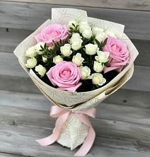 Букет цветов из:  Розы в Инженерный-1