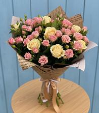 Букет цветов из:  Розы в Инженерный-1
