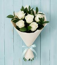 Букет цветов из:  Розы в Инженерный-1