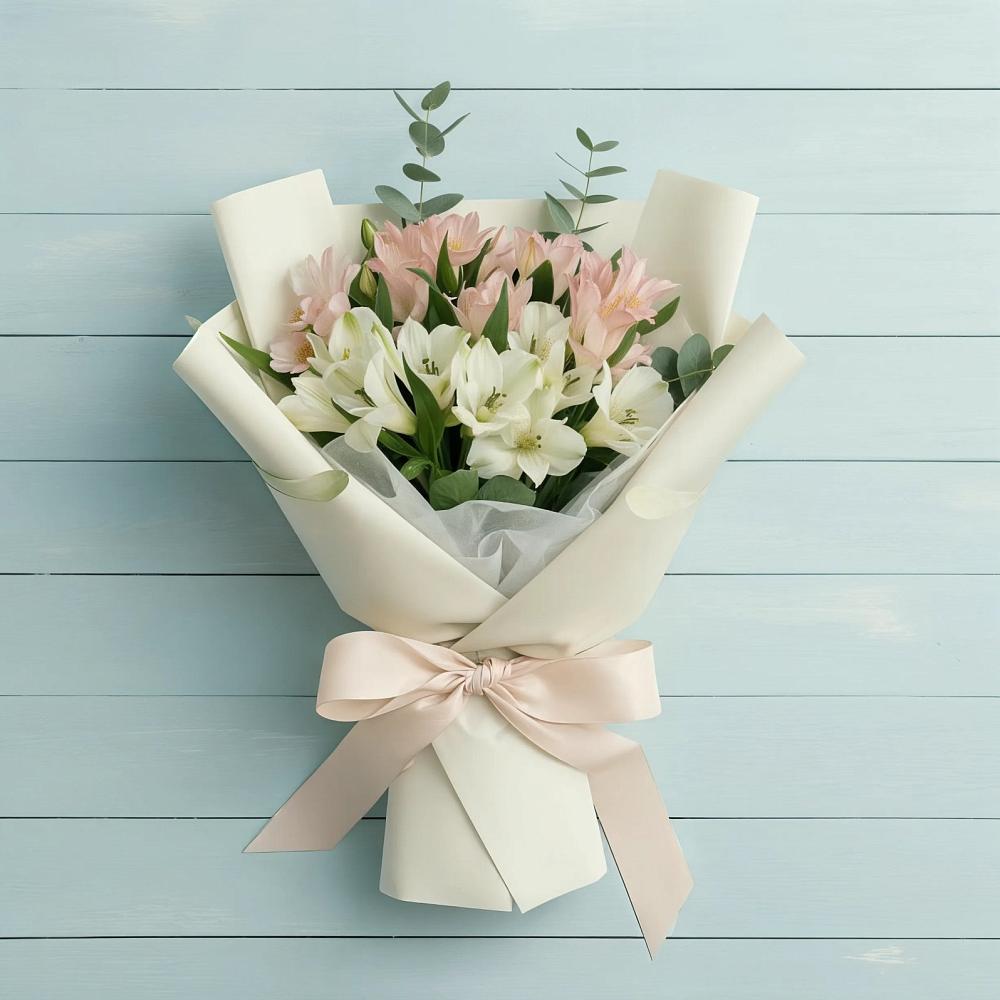 Букет цветов из: Альстромерии в Инженерный-1