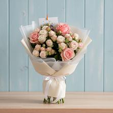Букет цветов из:  Розы в Инженерный-1