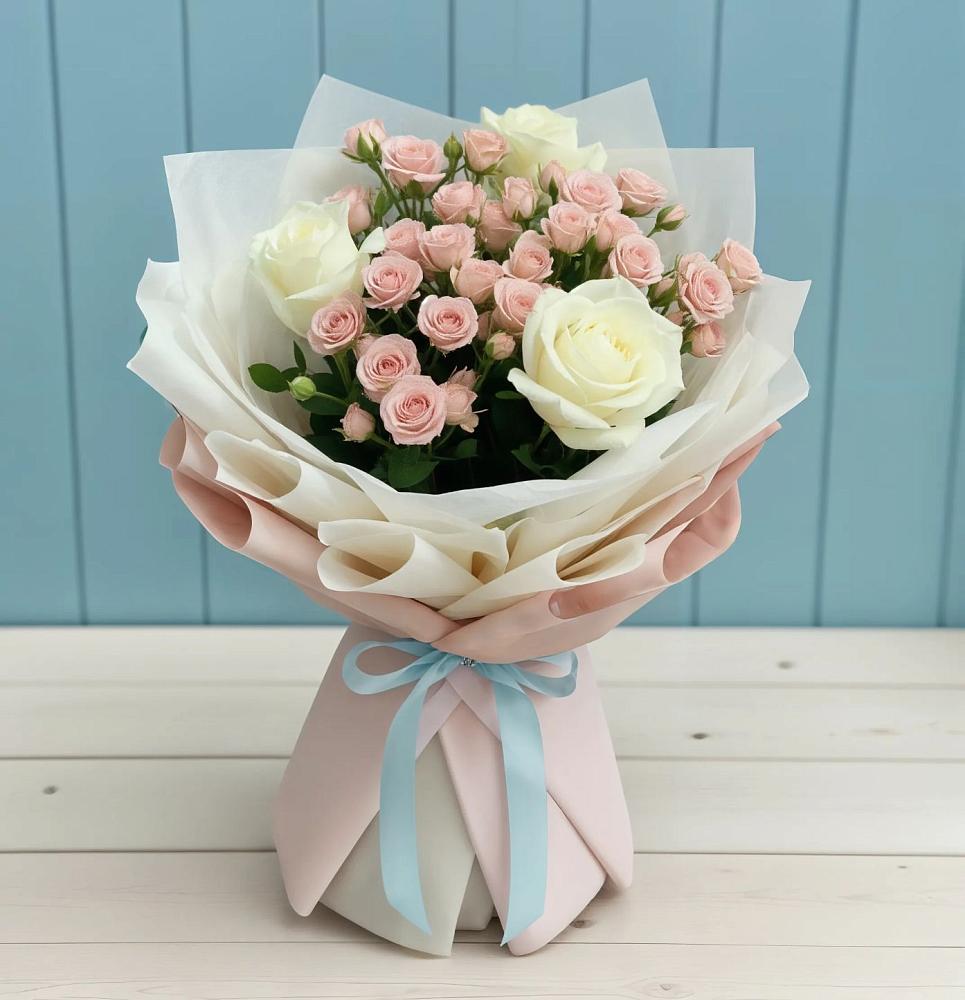 Букет цветов из: Розы в Инженерный-1