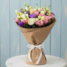 Букет цветов из:  Лизиантусы в Инженерный-1