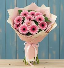 Букет цветов из:  Герберы в Инженерный-1