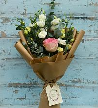 Букет цветов из:  Розы и Лизиантусы #REPLACE_PRED# Инженерный-1