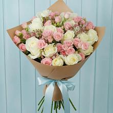 Букет цветов из:  Розы в Инженерный-1